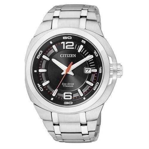 Image of Citizen mat titanium quartz med Eco-Drive Herre ur, model BM0980-51E